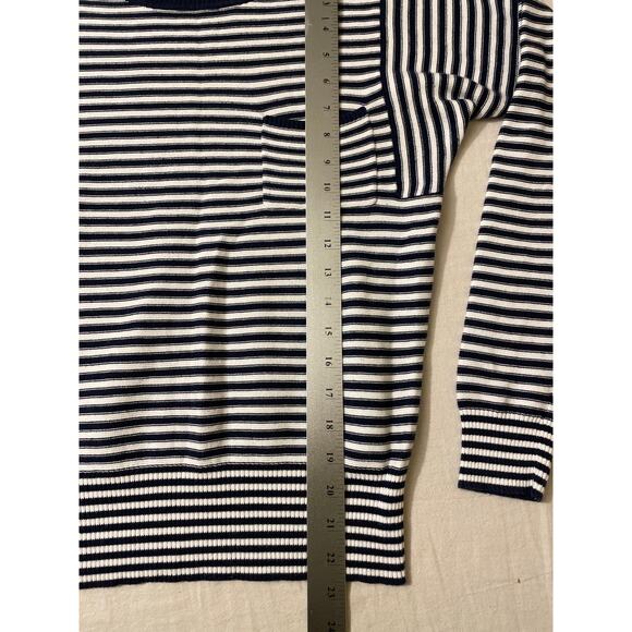Lucky Brand Women's Size XS Long Sleeve‎ Knit Shirt Sweater Striped Casual - Picture 4 of 7